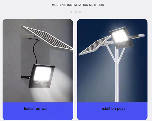 IP65 lighting wireless outdoor motion sensor controlled solar led flood lights