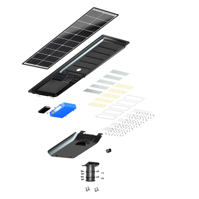 Die Cast Aluminum Automated Solar LED Street Light With Energy Saving Benefits