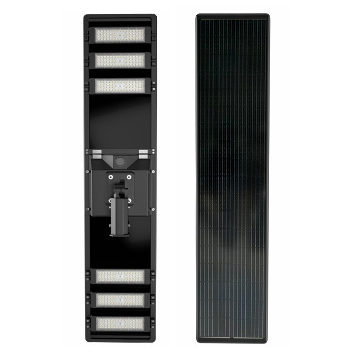 Double Head All In One Solar Street Lighting IP65 170LM/W SMD5050